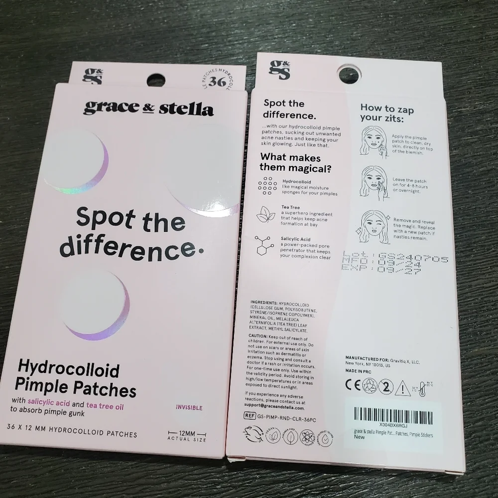 Grace & Stella Hydrocolloid Pimple Patches